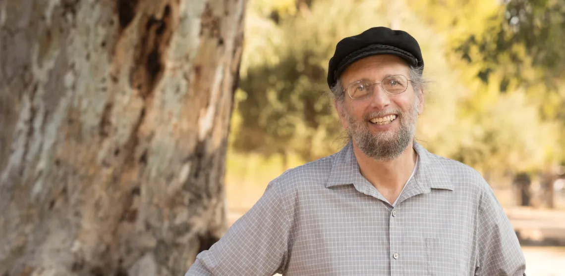 Jeff Greenberg is seen at Reid Park smiling at the camera